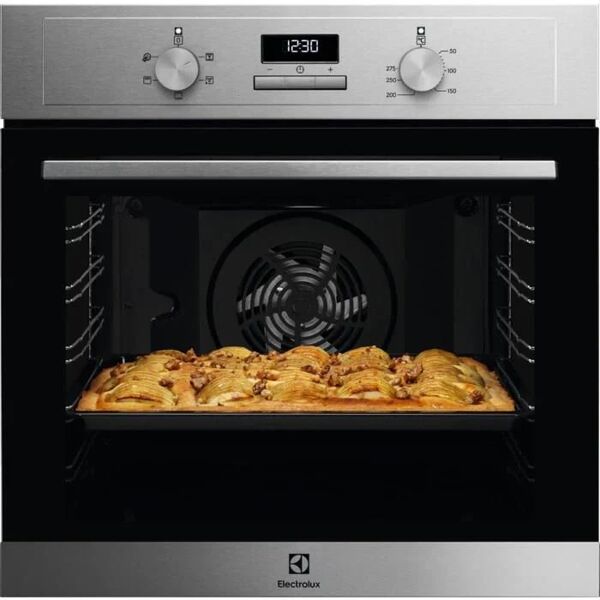 electrolux eoh3h00x forno elettrico multifunzione da incasso capacita' 72 litri classe energetica a 5 programmi aqua cleaning 60 cm acciaio inox