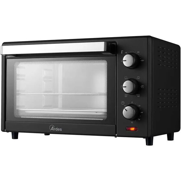 ardes ar6231b gustavo dark 30l forno elettrico ventilato 6 funzioni cottura accessori inclusi nero 1600w 30 litri