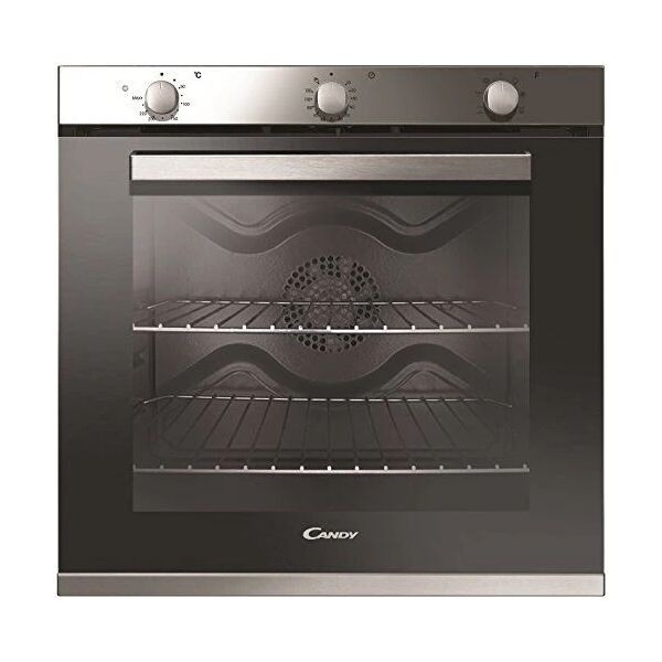 candy fcxp 613 x estetica timeless forno elettrico multifunzione da incasso capacita' 80 litri classe energetica a 8 funzioni 60 cm acciaio inox