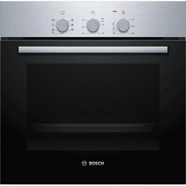 bosch hbf011br0 serie 2 forno elettrico da incasso capacita' 66 litri classe energetica a 5 programmi 60 x 60 cm nero-acciaio inox