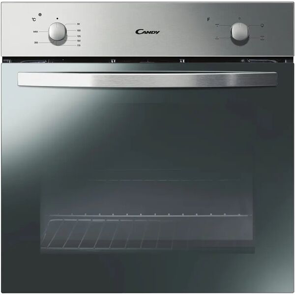 candy fcs 100 x/e forno elettrico da incasso, statico, capacità 70 litri, libera installazione, funzione grill, 4 programmi, 59,5x56,8x59.5 cm, inox, classe a