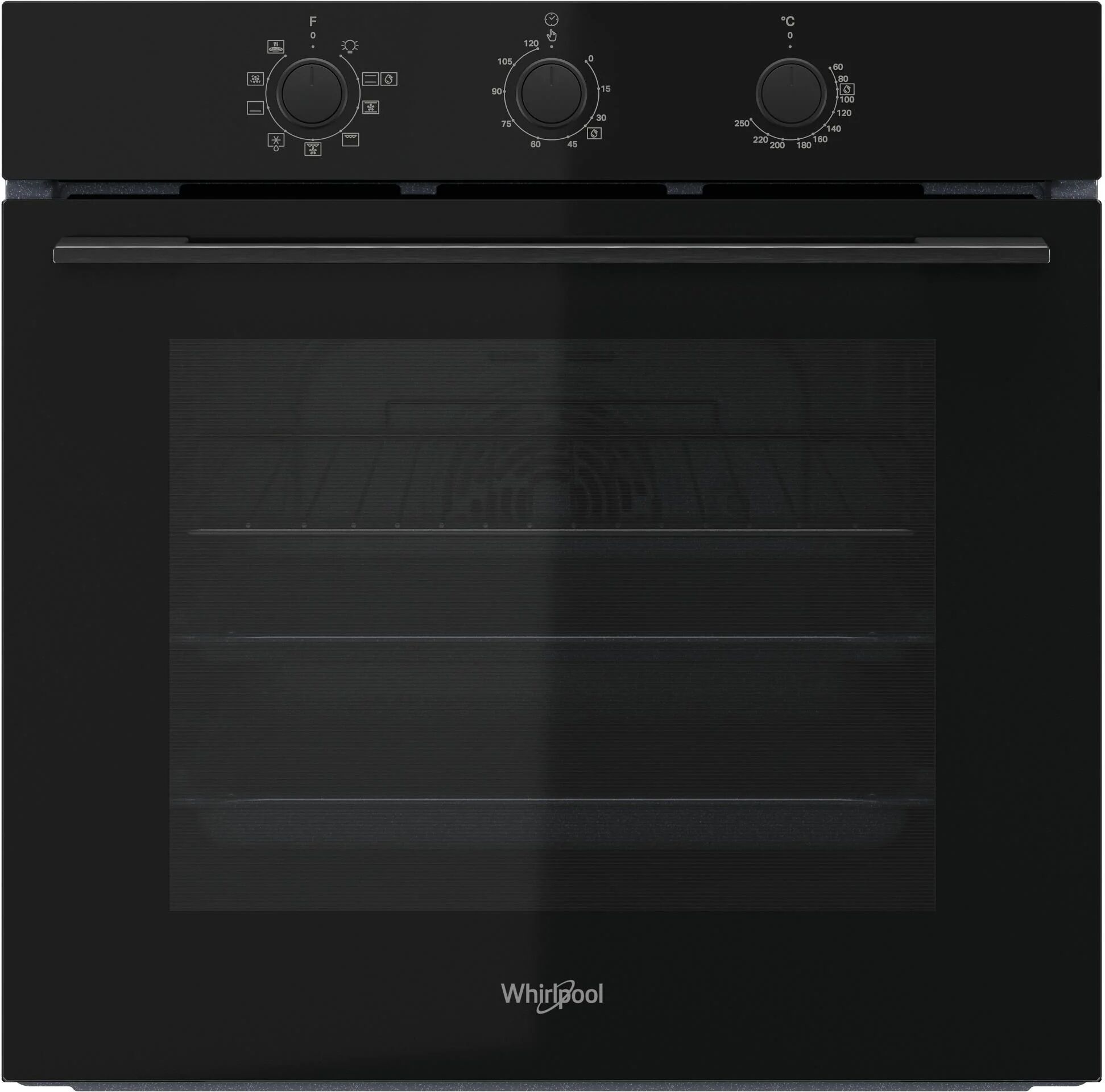 whirlpool omk38hu0b forno elettrico idrolitico multifunzione ventilato 71 litri classe a nero