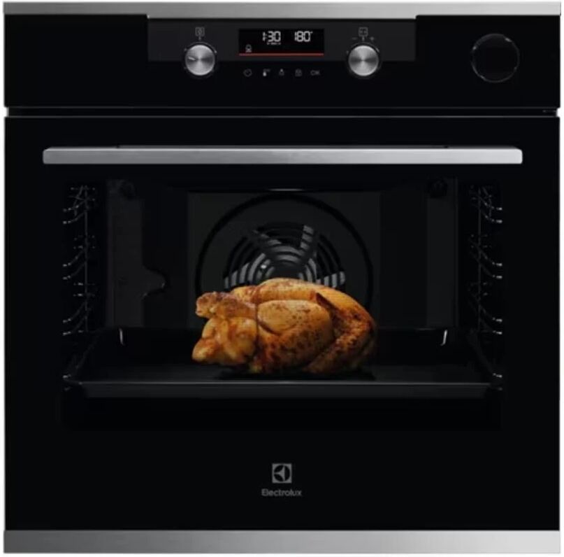 electrolux kocdh76x forno elettrico da incasso ventilato multifunzione con grill 72 litri 60 cm classe a+ funzione pizza e vapore colore nero