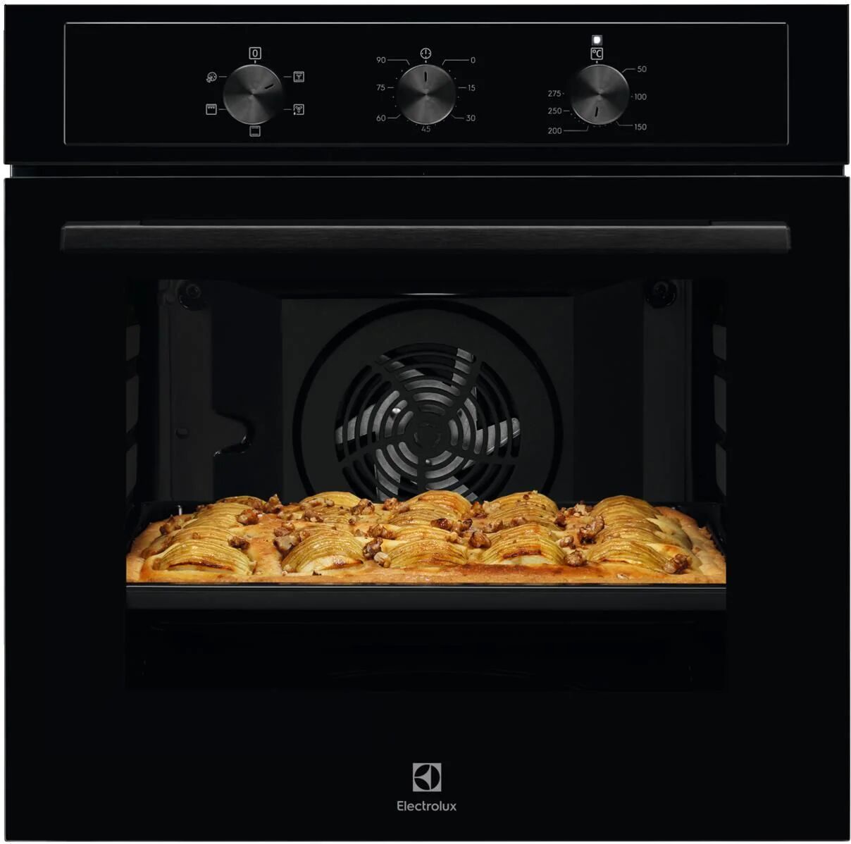 electrolux eoh2h004k forno elettrico multifunzione da incasso capacita' 68 litri classe energetica a 5 programmi aqua cleaning 60 cm nero