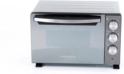 rommelsbacher bgs 1400 fornetto con tostapane 22 l nero, argento grill