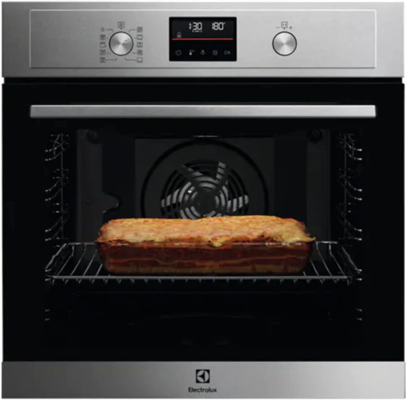 electrolux eof4p46x forno multifunzione da incasso surroundcook serie 600 con pulizia pirolitica capacita' 72 litri classe energetica a+ acciaio inox