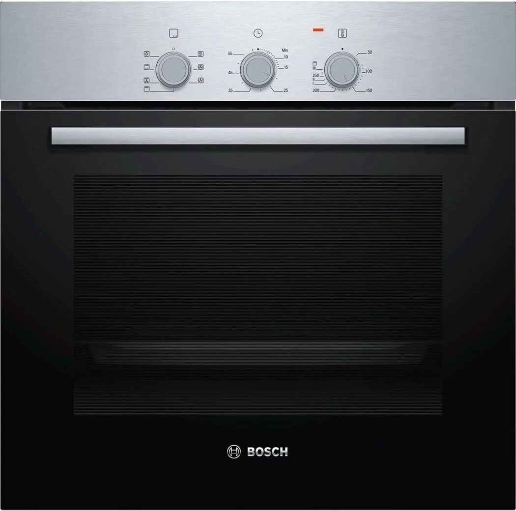 bosch hbf011br0 serie 2 forno elettrico da incasso capacita' 66 litri classe energetica a 5 programmi 60 x 60 cm nero-acciaio inox