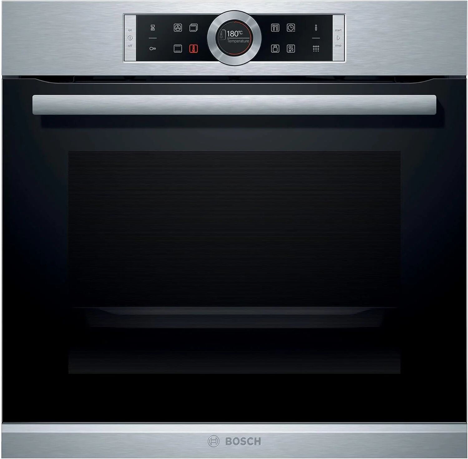 Bosch Hbg675bs1 Serie 8 Forno Elettrico Multifunzione Da Incasso Pirolitico Capacita' 71 Litri Classe Energetica A+ 11 Programmi Activeclean Fast Pre