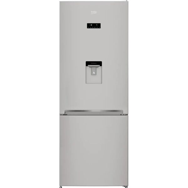 beko rcne560e40dsn frigorifero combinato capacita' 560 litri classe energetica e total no frost dispenser 192 cm silver