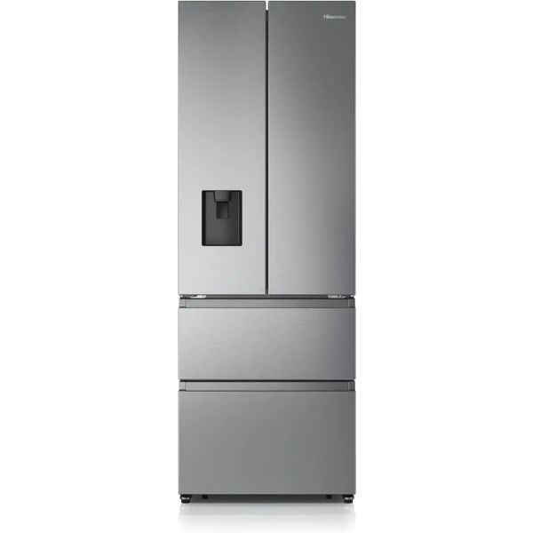 hisense rf632n4wie frigorifero side by side 4 porte french door total no frost 485 litri classe energetica e finitura inox