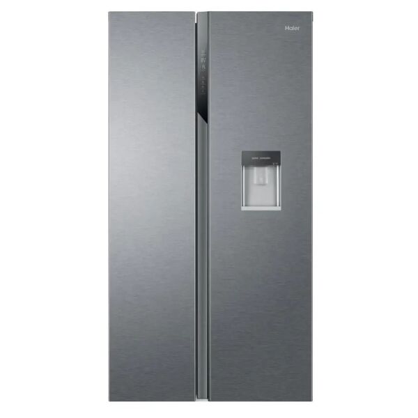 haier hsr3918ewpg frigorifero side by side capacita' 521 litri classe energetica e total no frost 189 cm inox style