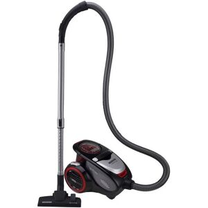 Hoover XP81_XP15011 Aspirapolvere a Traino senza Sacco Tecnologia Multiciclonica Potenza 800 W Capacita' 1,5 Litri Nero-Rosso-Silver