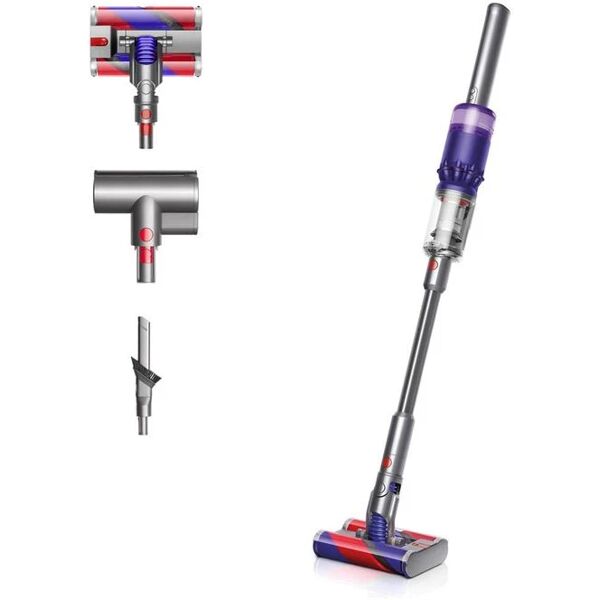 scopa elettrica a batteria dyson omni glide viola e grigio