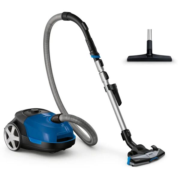 philips fc8575-09 performer active aspirapolvere a traino con sacco pulizia a secco capacita' 4 litri 900 w blu