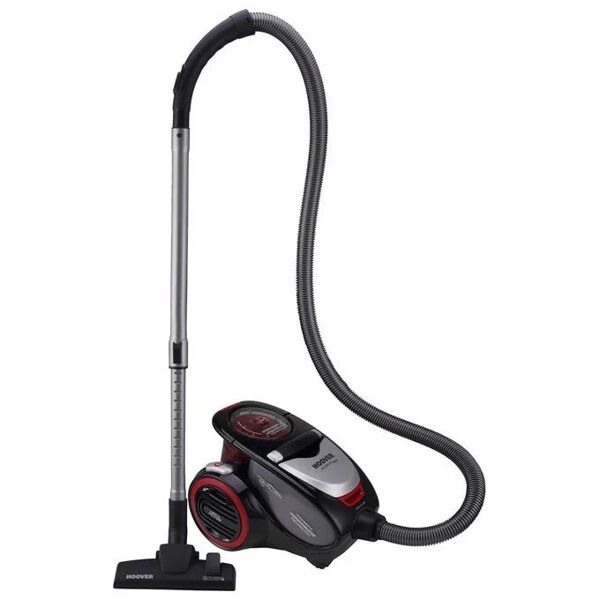 hoover xp81_xp15011 aspirapolvere a traino senza sacco tecnologia multiciclonica potenza 800 w capacita' 1,5 litri nero-rosso-silver