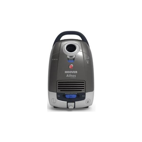 hoover atc18li athos aspirapolvere a traino senza filo con sacco autonomia 30 minuti capacita' 5 litri grigio-silver