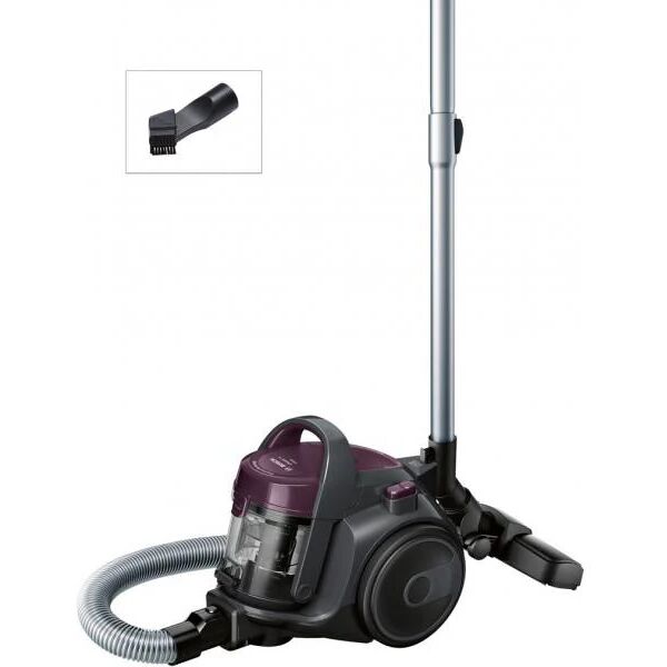 aspirapolvere ciclonico bosch bgc05aaa1 gs05 cleann'n violetta grigio 700 w