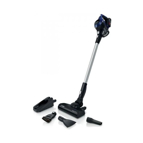 bosch bbs611mat - aspirapolvere multifunzione senza fili - serie unlimited i 6 - aspirapolvere manuale integrato - 2 velocità - blu