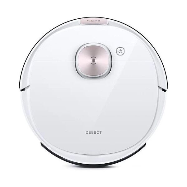 ecovacs deebot ozmo t8 robot aspirapolvere e lavapavimenti 2 in 1 autonomia 175 minuti capacita' 0,42 litri navigazione intelligente controllo tramite app bianco