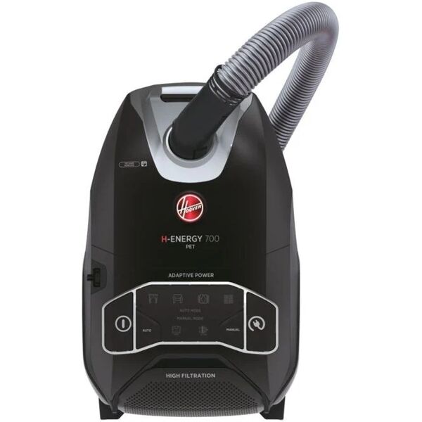 hoover h-energy 700 he720pet 011 aspiratore 5 litri a cilindro secco 850w sacchetto per la polvere