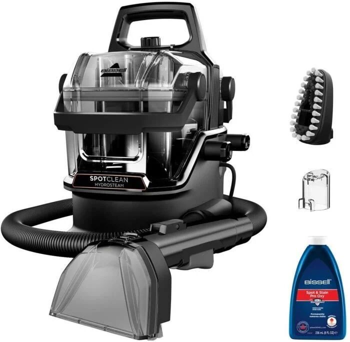 nuovo bissell spotclean hydrosteam select - pulitore a vapore - tappeti, auto, piastrelle - 1000 w - 4,5 m - 3 modalità di pulizia