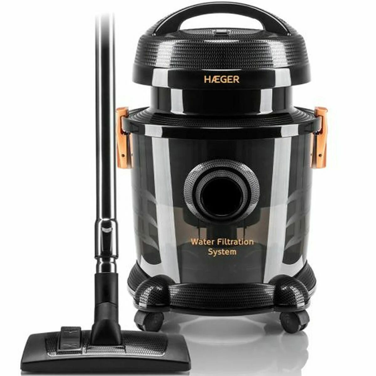 aspirapolvere con sacchetto haeger vc-12w.044a 1200 w 9 l nero