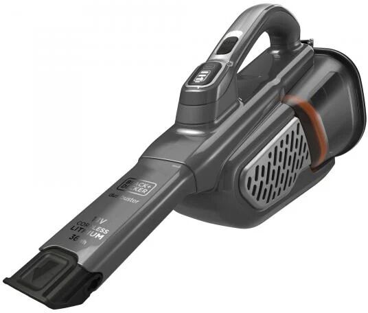 Black & Decker BHHV520JF-QW - Aspirapolvere manuale - Dustbuster Lithium 18V - 2 velocità - Autonomia 40min - Black silver Titanium