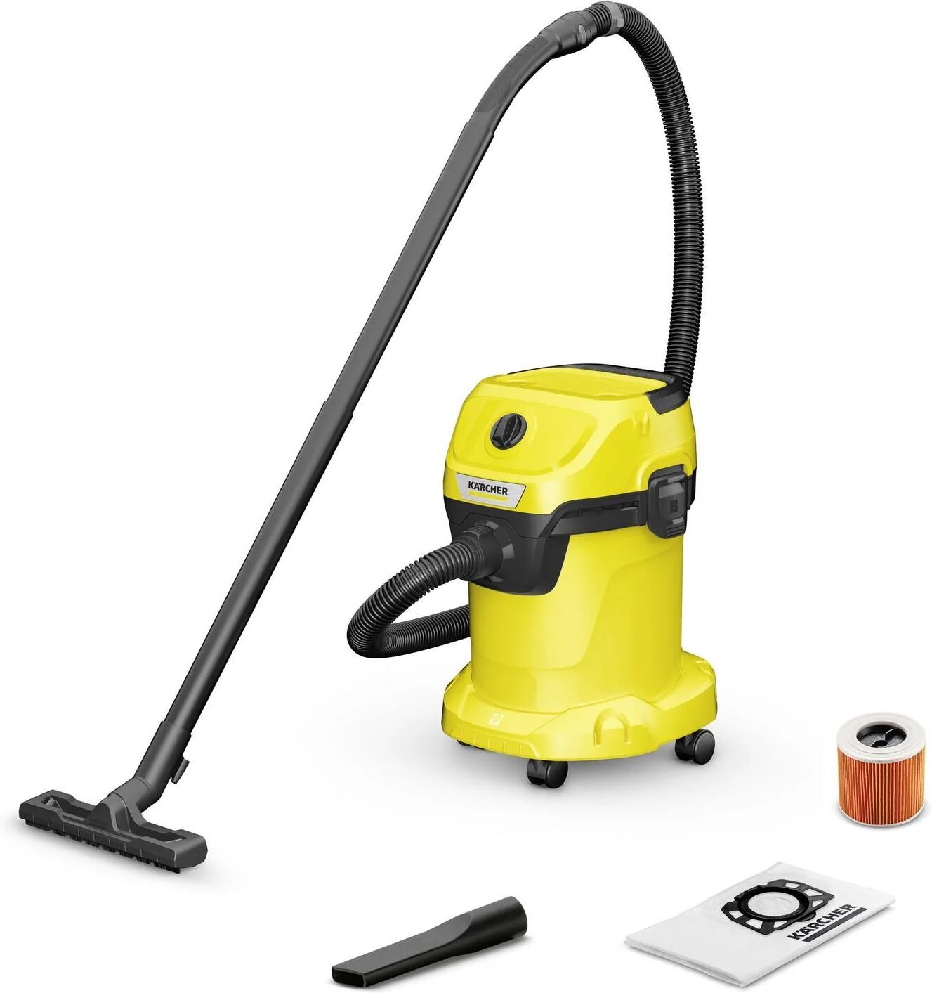 Karcher Wd 3 V-17-4-20 Aspiratore SolidI-Liquidi Funzione Soffiante 1000w 17 Litri