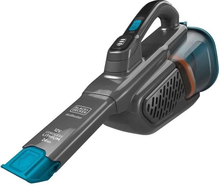 Black & Decker BHHV320B-QW - Aspirapolvere manuale - Dustbuster Lithium 12V - 2 velocità - 25min di autonomia - Blu