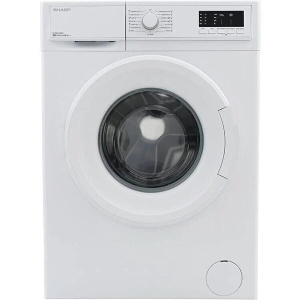 sharp es-hfa6103wd lavatrice a carica frontale 6 kg classe d 1000 giri 15 programmi bianco 845x597x497