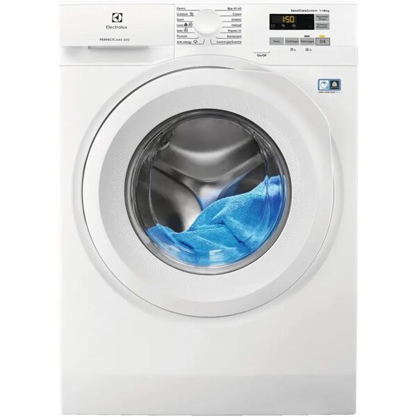 electrolux ew6f512u perfectcare 600 lavatrice carica frontale sensicare vapore igienizzante classe energetica a capacita' di carico 10 kg centrifuga