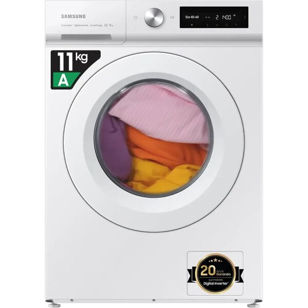 samsung ww11bb504dtw lavatrice caricamento frontale ai control vapore igienizzante classe energetica a capacita' di carico 11 kg centrifuga 1400 gir