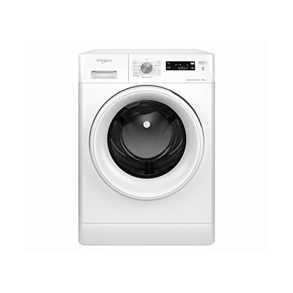 whirlpool ffs p8 it lavatrice a carica frontale a libera installazione, 1200 giri/min, bianco, 8 kg