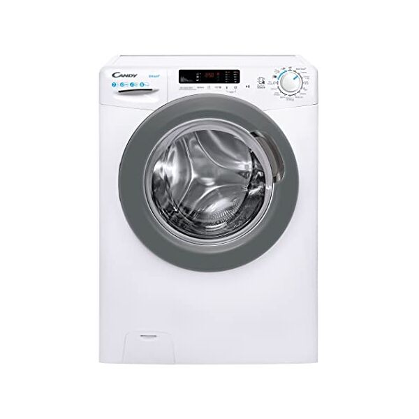 candy css41272dwse-11 lavatrice 7 kg smart, carica frontale, libera installazione, 1200 rpm, 16 programmi, tecnologia nfc, cicli aggiuntivi, classe c, bianca