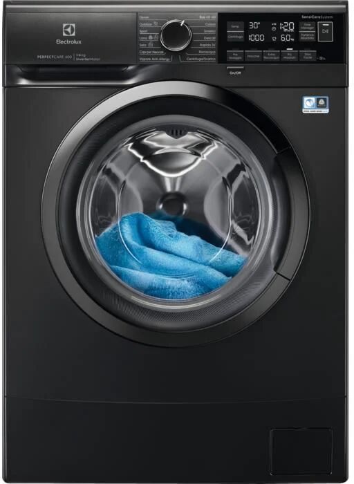 electrolux ew6sblack serie 600 lavatrice slim carica frontale classe energetica c capacita' di carico 6 kg centrifuga 1000 giri profondita' 37,8 cm m