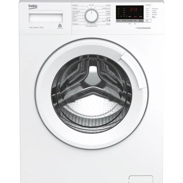 beko lavatrice 9kg young smart a+++/b inverter 1200giri wtx91232wi/it