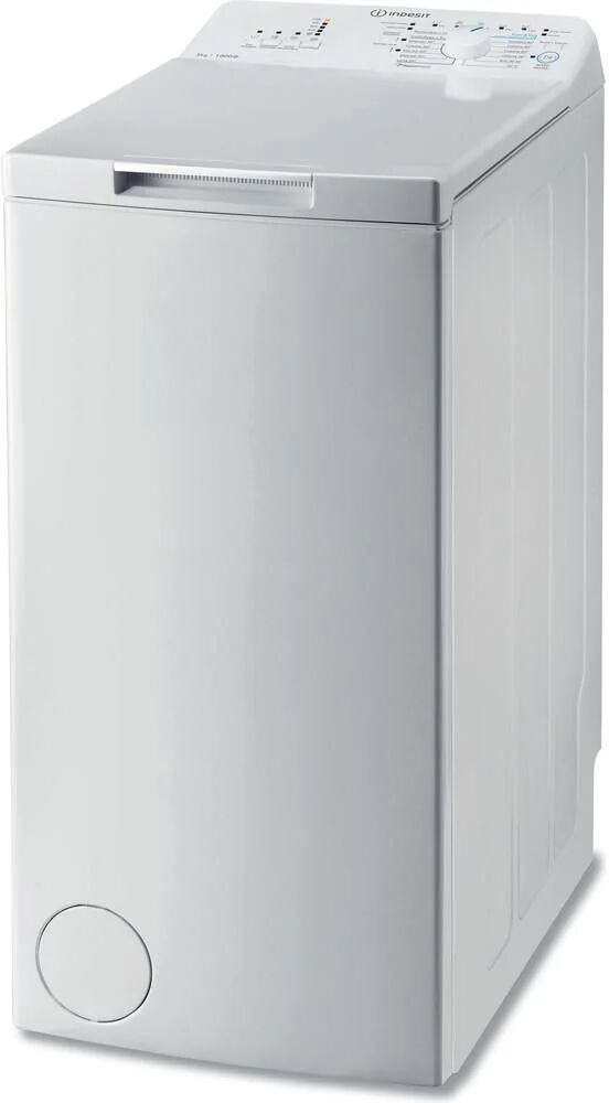 indesit btw l50300 it-n lavatrice carica dall'alto classe energetica d capacita' di carico 5 kg centrifuga 1000 giri opzione extra lavaggio turn and