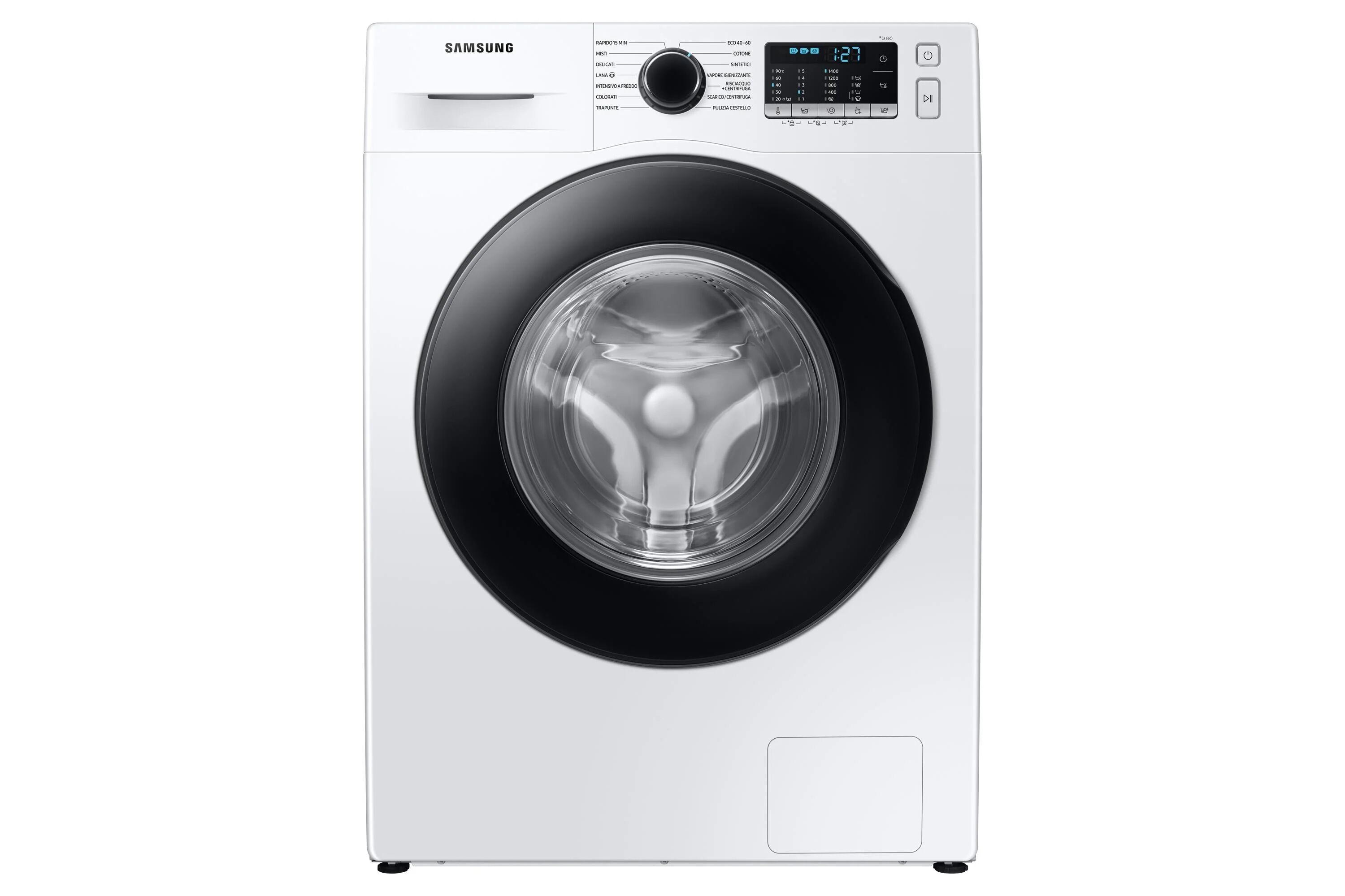 samsung ww70ta026ae lavatrice carica frontale crystal clean classe energetica b capacita' di carico 7 kg centrifuga 1200 giri motore digital inverter