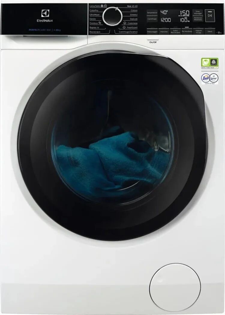 electrolux ew9f161bf lavatrice carica frontale color care classe energetica a capacita' di carico 10 kg centrifuga 1551 giri trattamento vapore steam
