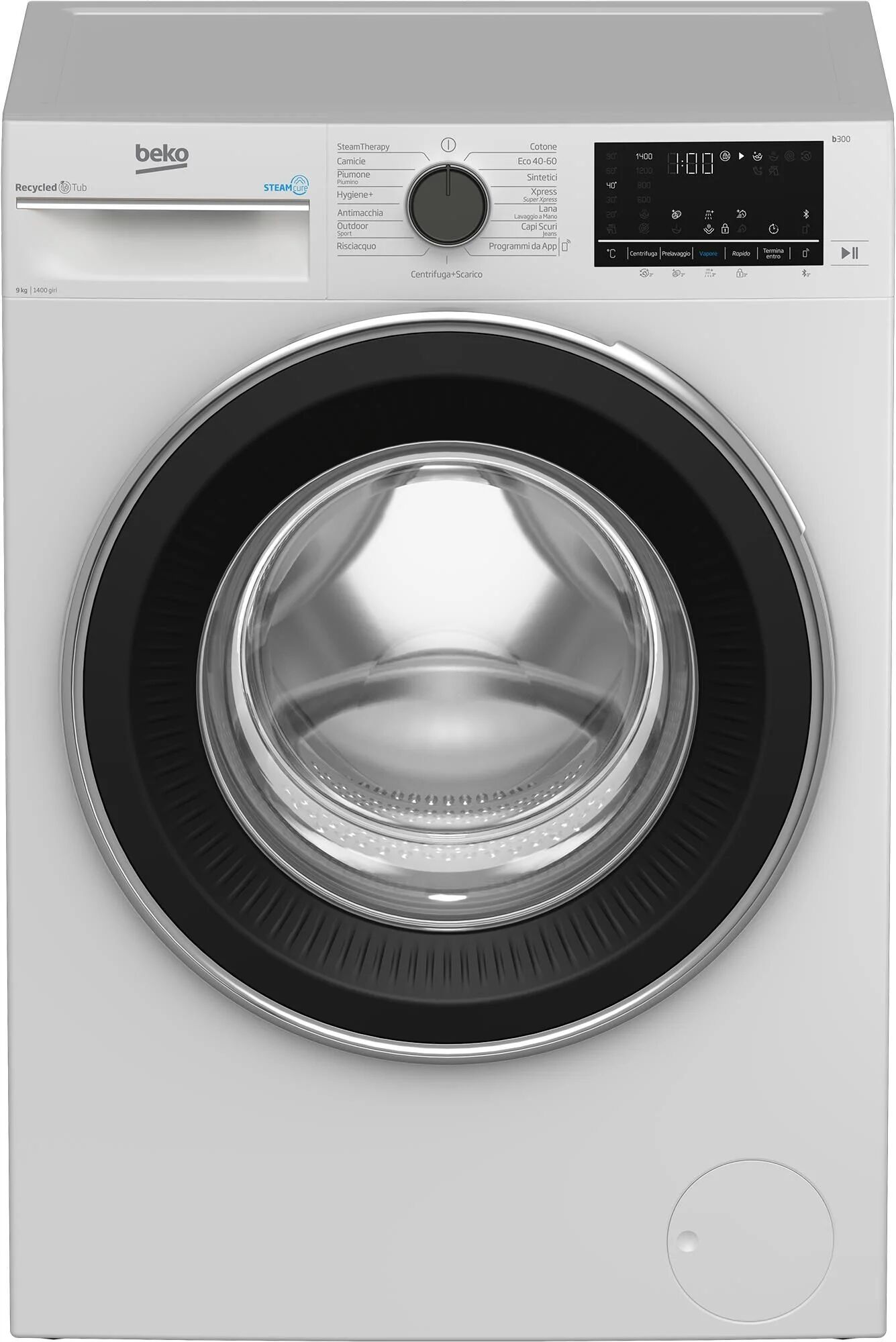 Beko Bwu394b Lavatrice Caricamento Frontale 9kg 1400 GirI-Min Classe Energetica A Bianco