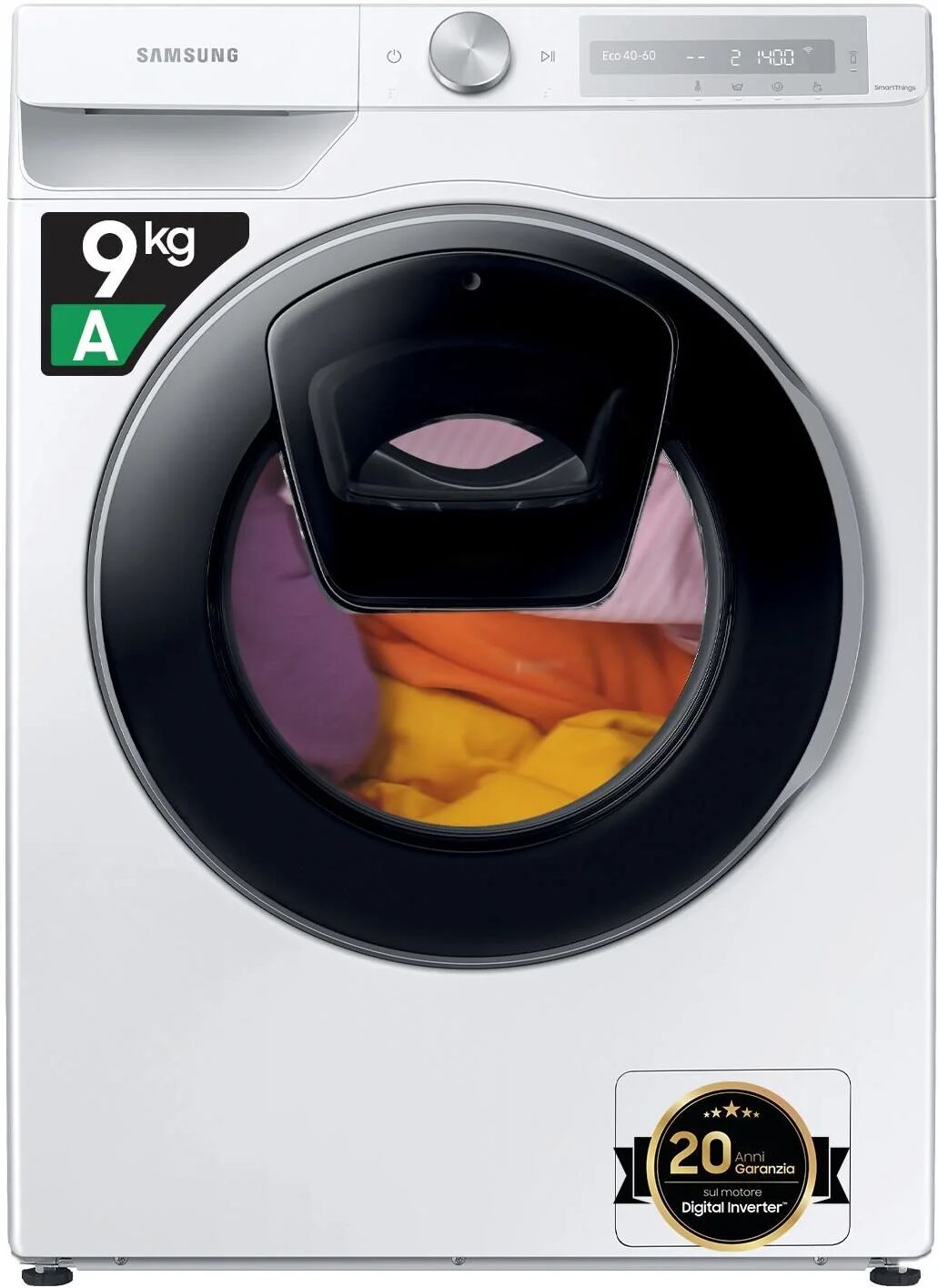 Samsung Ww90t684dlh Lavatrice Caricamento Frontale Ai Control Addwash Ecodosatore Classe Energetica A Capacita' Di Carico 9 Kg 1400 Giri Intenso A fr