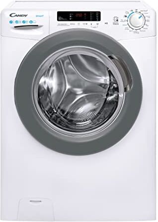 Candy CSS41272DWSE-11 Lavatrice 7 Kg Smart, Carica Frontale, Libera Installazione, 1200 RPM, 16 Programmi, Tecnologia NFC, Cicli Aggiuntivi, Classe C, Bianca