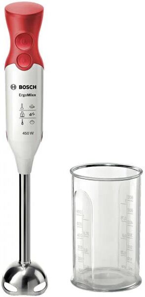 Bosch Msm64110 Frullatore Ad Immersione 450w Rosso, Bianco Frullatore