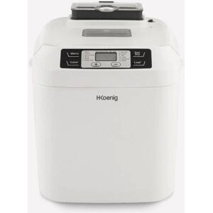 Hkoenig H.KoeNIG BAKE340 - Macchina per il pane con semi - 12 programmi - 3 livelli di cottura - 550W - 2 formati: 650 o 800g - Schermo LCD