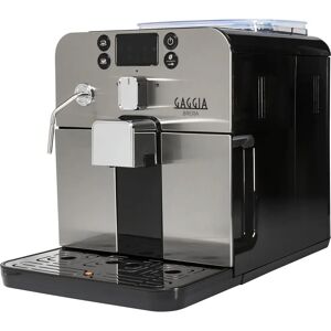 gaggia ri9305-11 brera macchina da caffe' automatica per espresso e cappuccino caffe' in grani o macinato 1400 w argento-nero brera black solo macchi