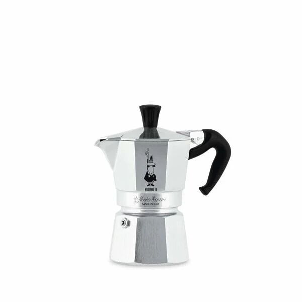 caffettiera express bialetti moka express acciaio inossidabile alluminio 2 tazze