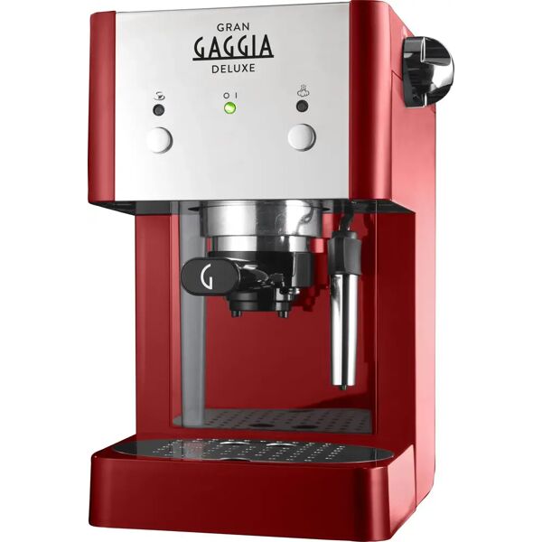 ri8425-22 macchina da caffe' manuale gran gaggia deluxe rossa