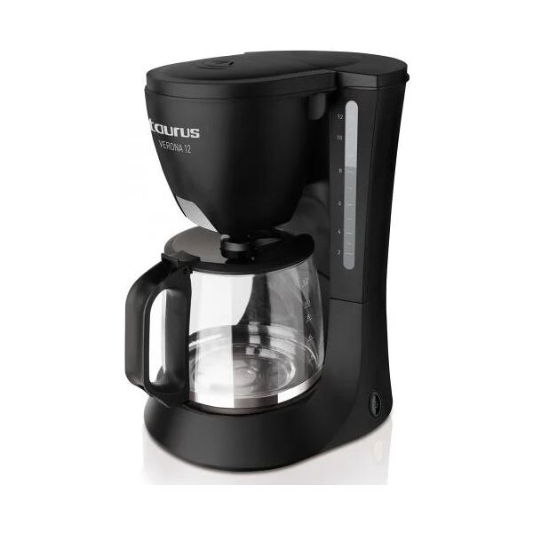 caffettiera americana taurus verona 12 680w nero 1,2 l