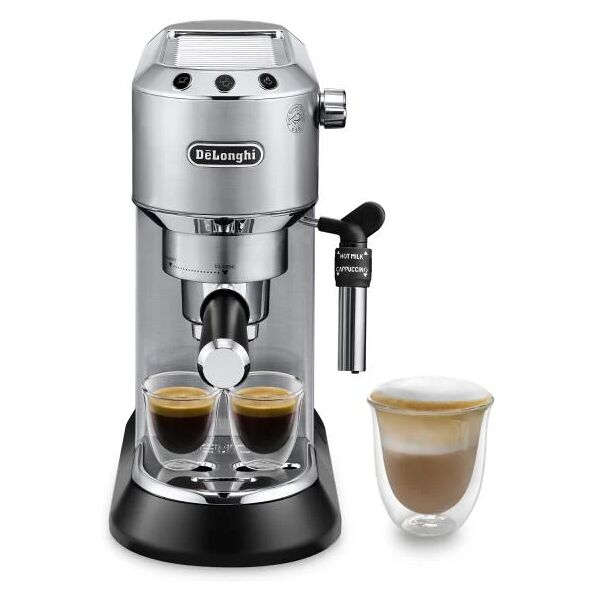 caffettiera express a leva delonghi ec 685.m nero in metallo argentato metallo 1 l 1,1 l