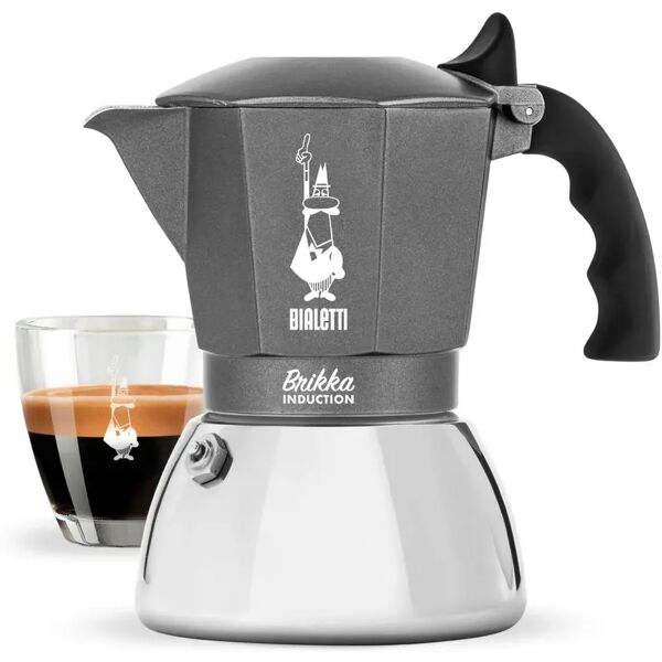 cafettiera italiana bialetti brikka alluminio